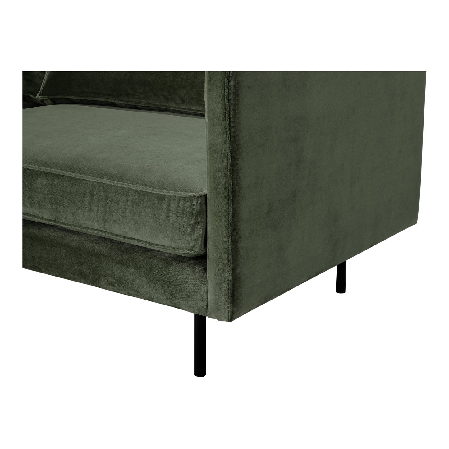 Raphael Sofa Dark Green by Moe's Home