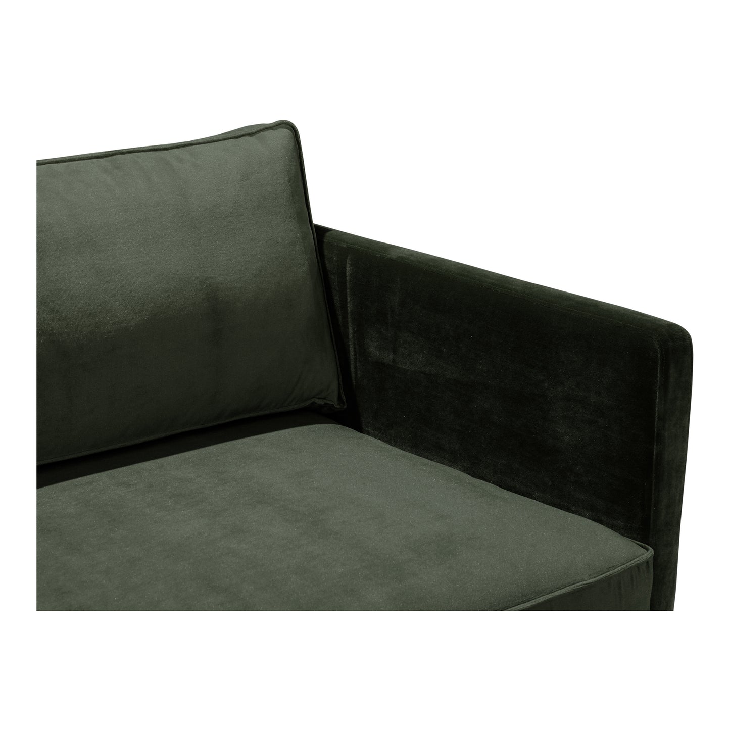 Raphael Sofa Dark Green by Moe's Home