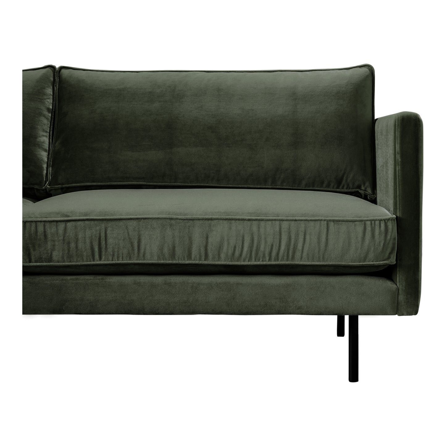 Raphael Sofa Dark Green by Moe's Home