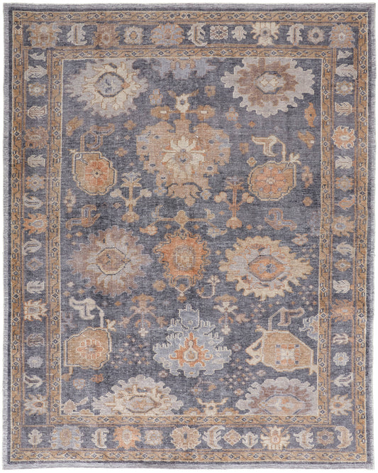 Wendover 6842F Charcoal Rug by Feizy