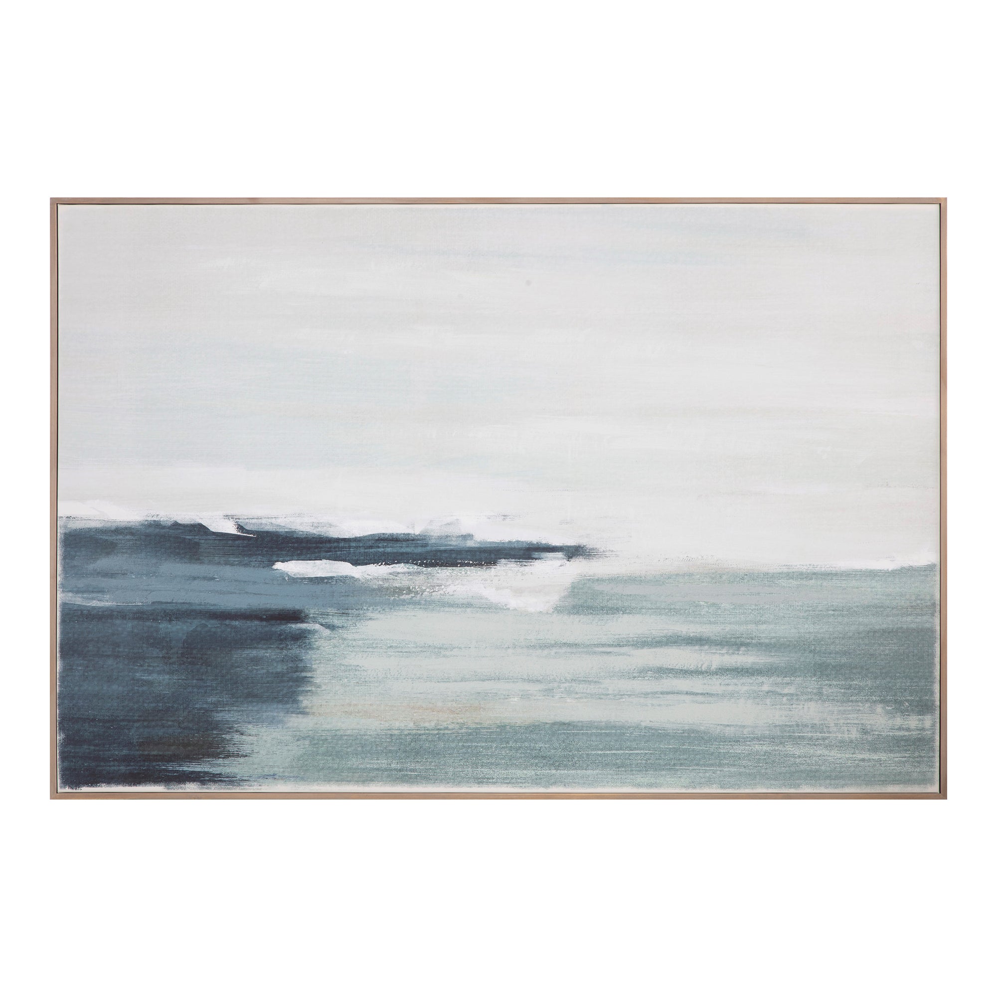 Shoreline Framed Painting | Multicolor