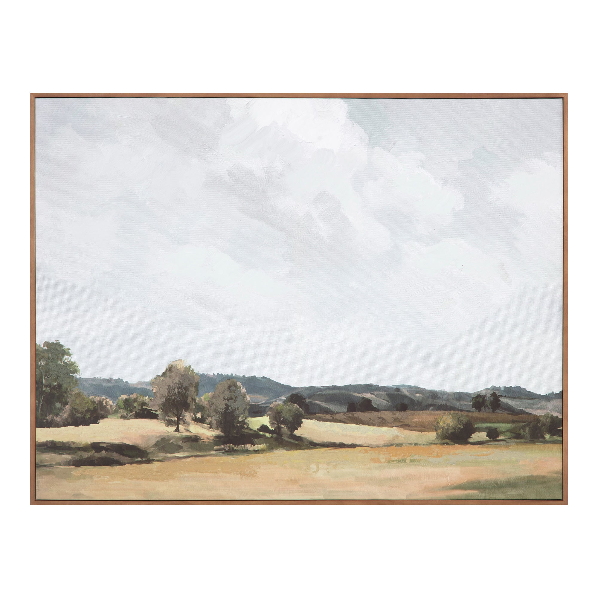 Vast Country Framed Painting | Multicolor