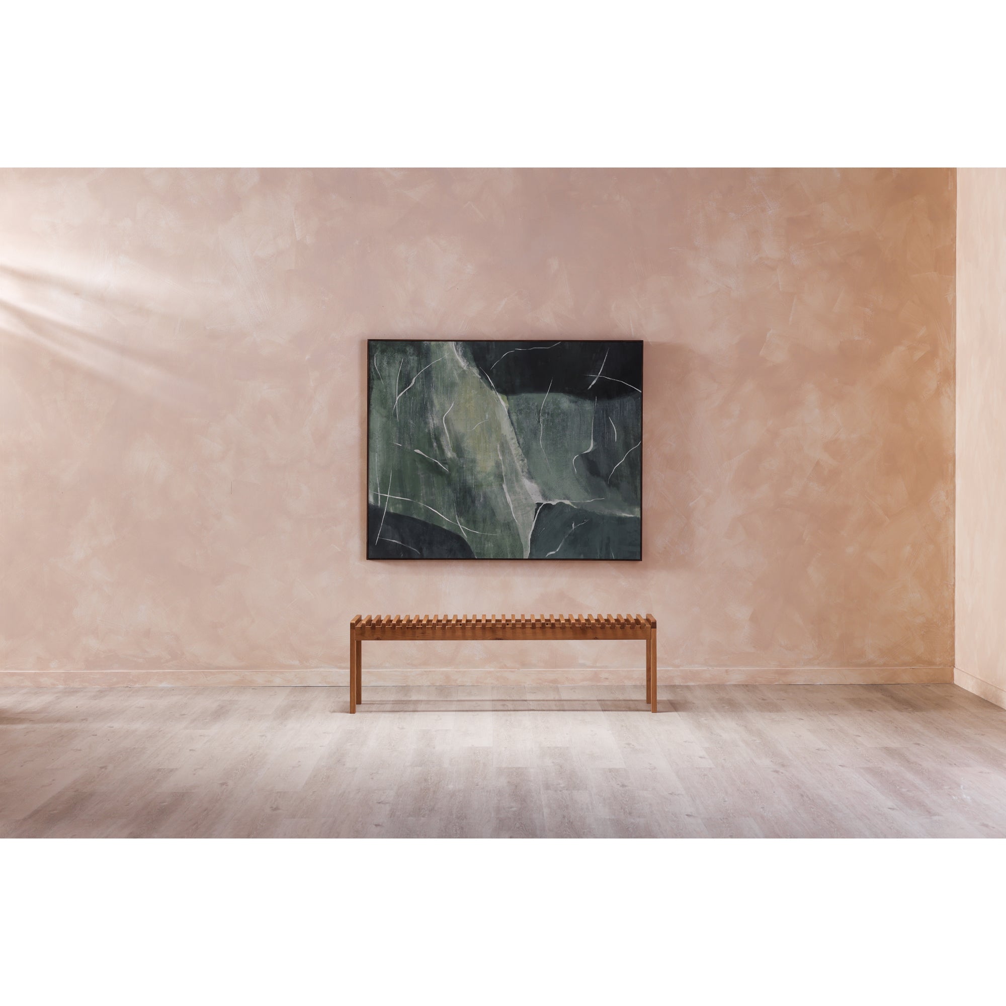 Impression Framed Painting Verdant Palette
