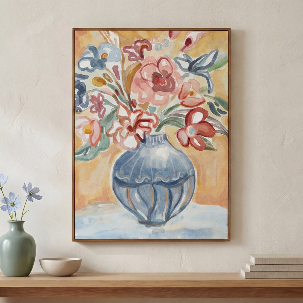 Gardener Framed Painting by Moe's Home