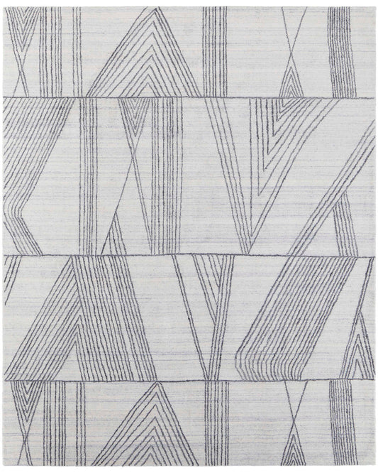 Whitton 8893F Ivory/Black Rug by Feizy