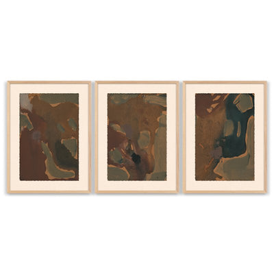 Worn Triptych By Brooke Noel Morgan by Four Hands