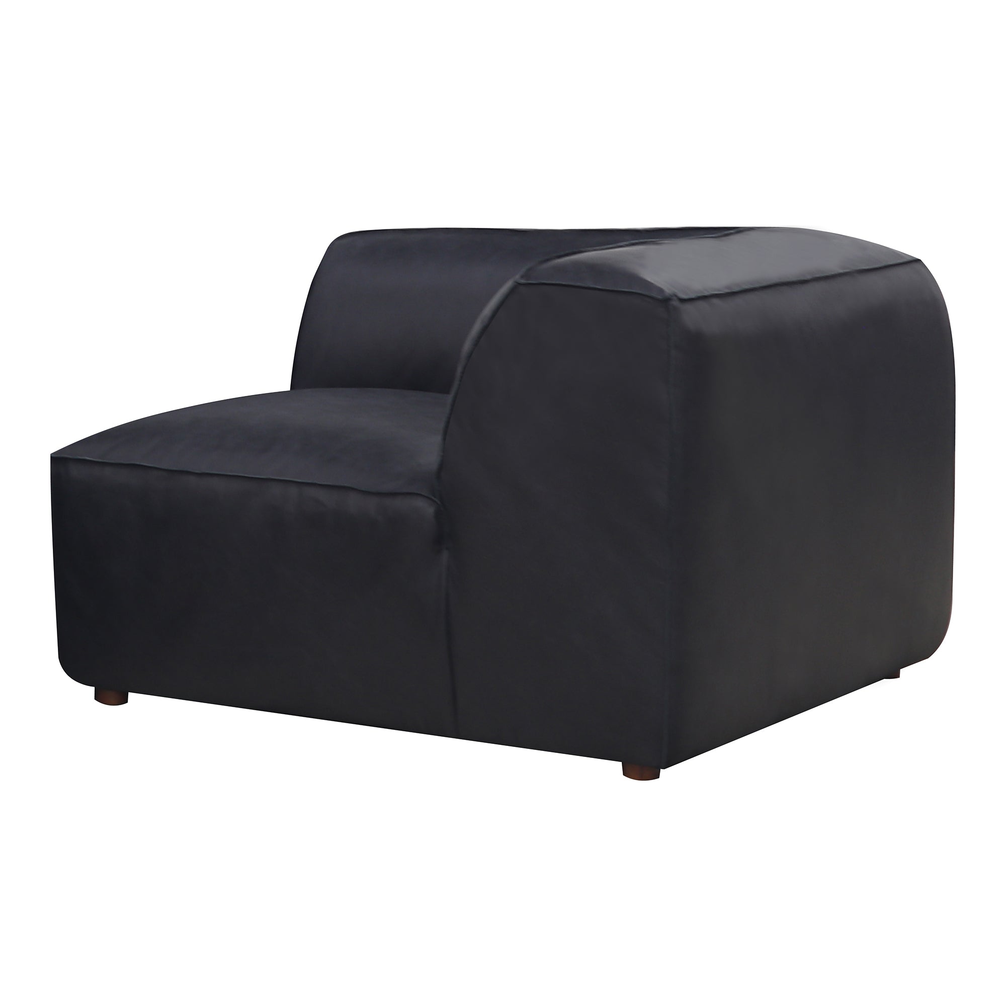 Form Corner Chair Vantage Black Leather