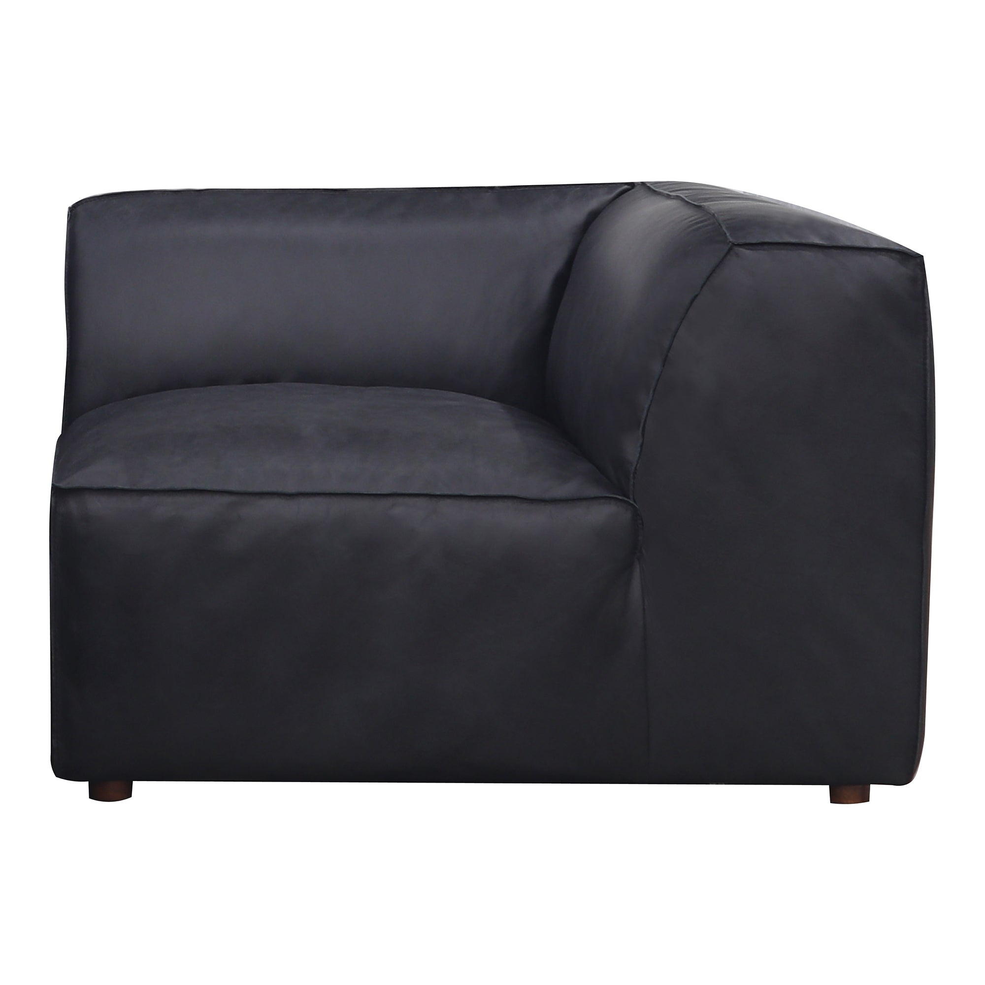 Form Corner Chair Vantage Black Leather