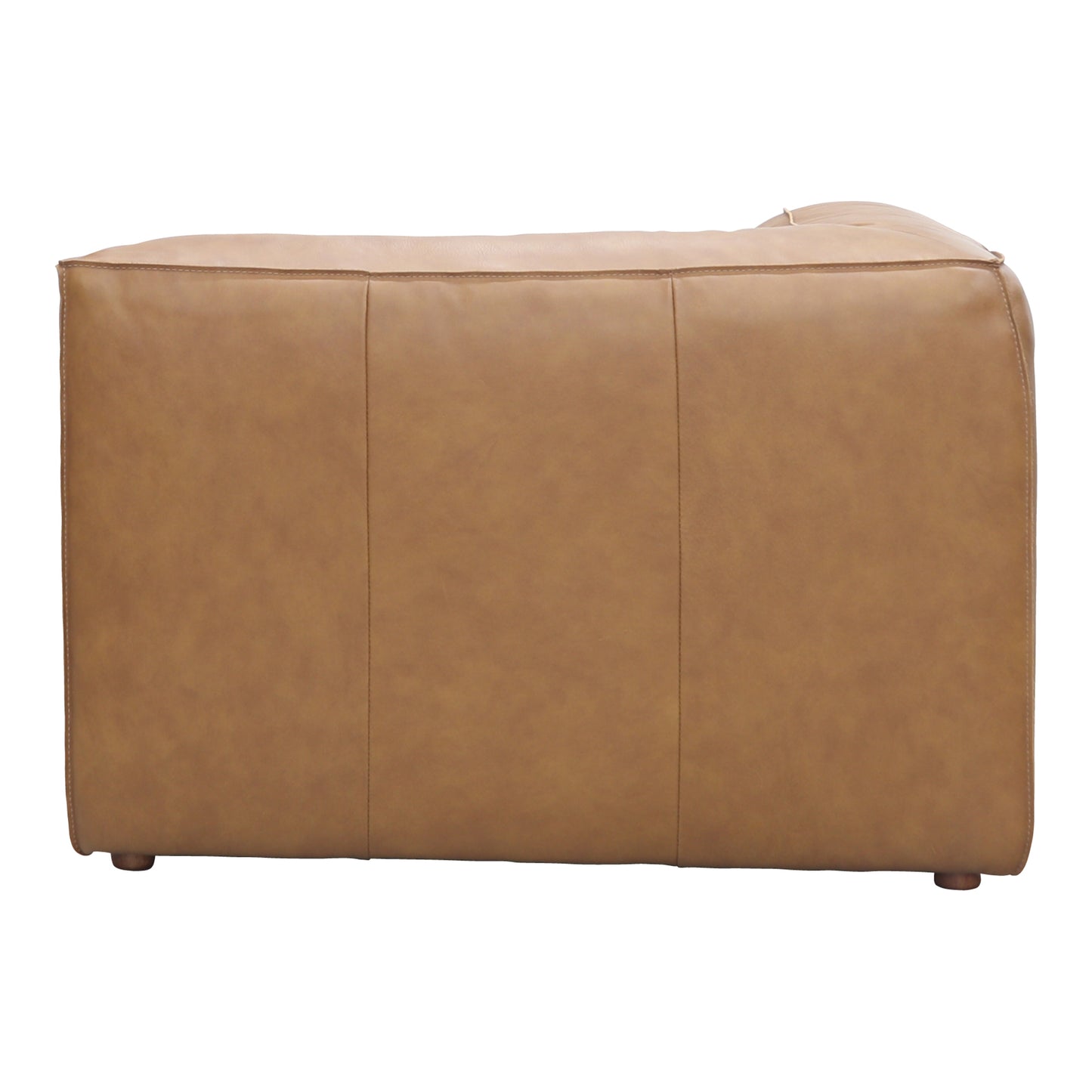Form Corner Chair Sonoran Tan Leather by Moe's Home