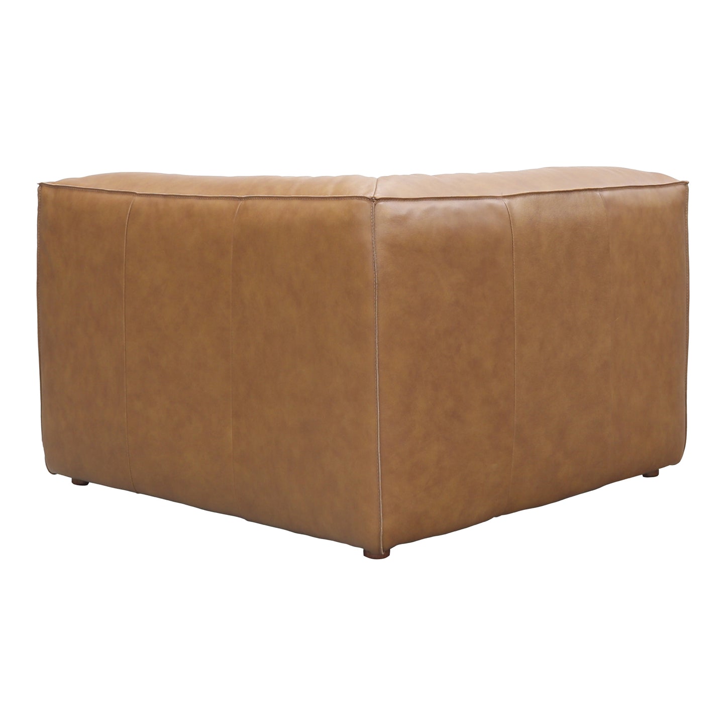 Form Corner Chair Sonoran Tan Leather by Moe's Home