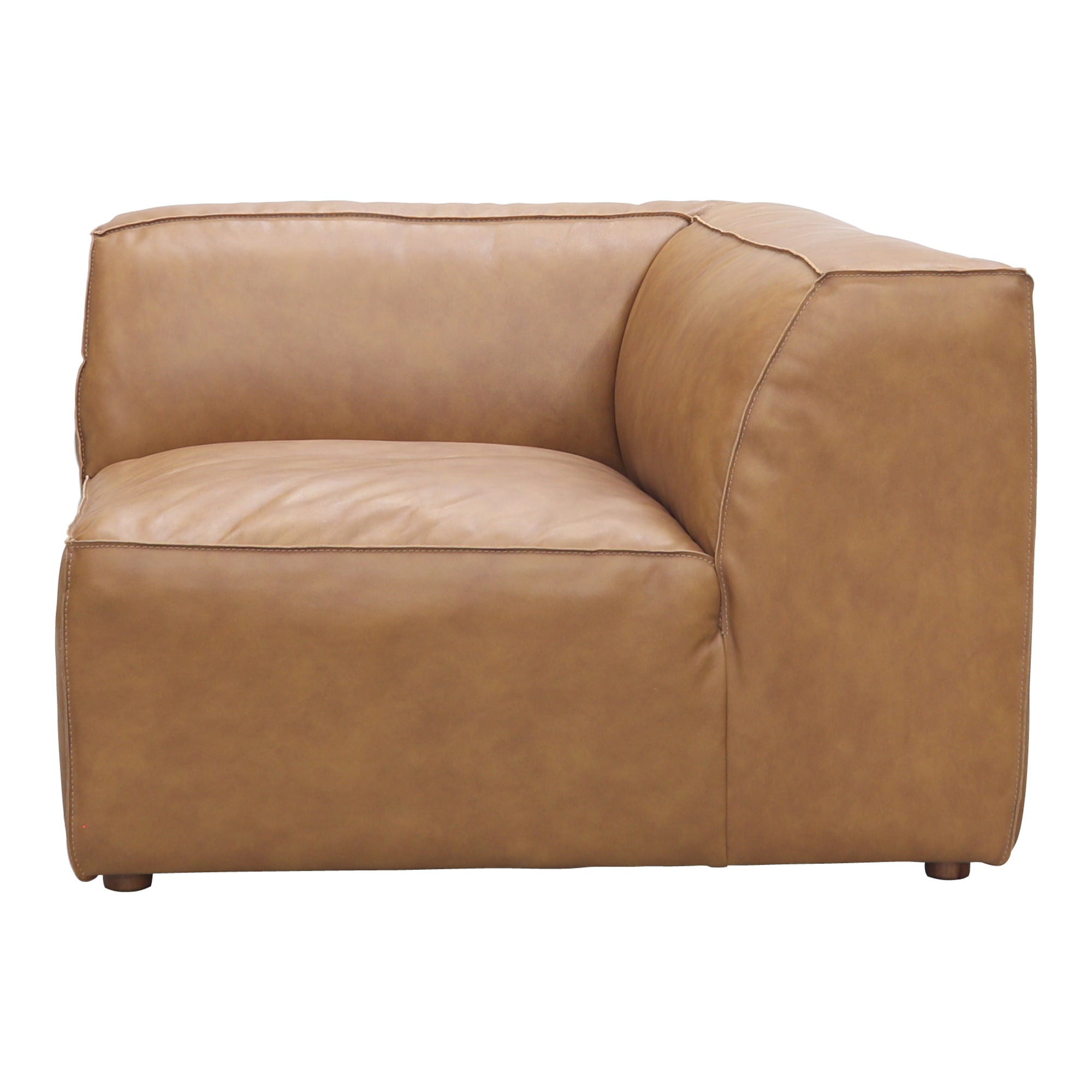 Form Corner Chair Sonoran Tan Leather | Brown