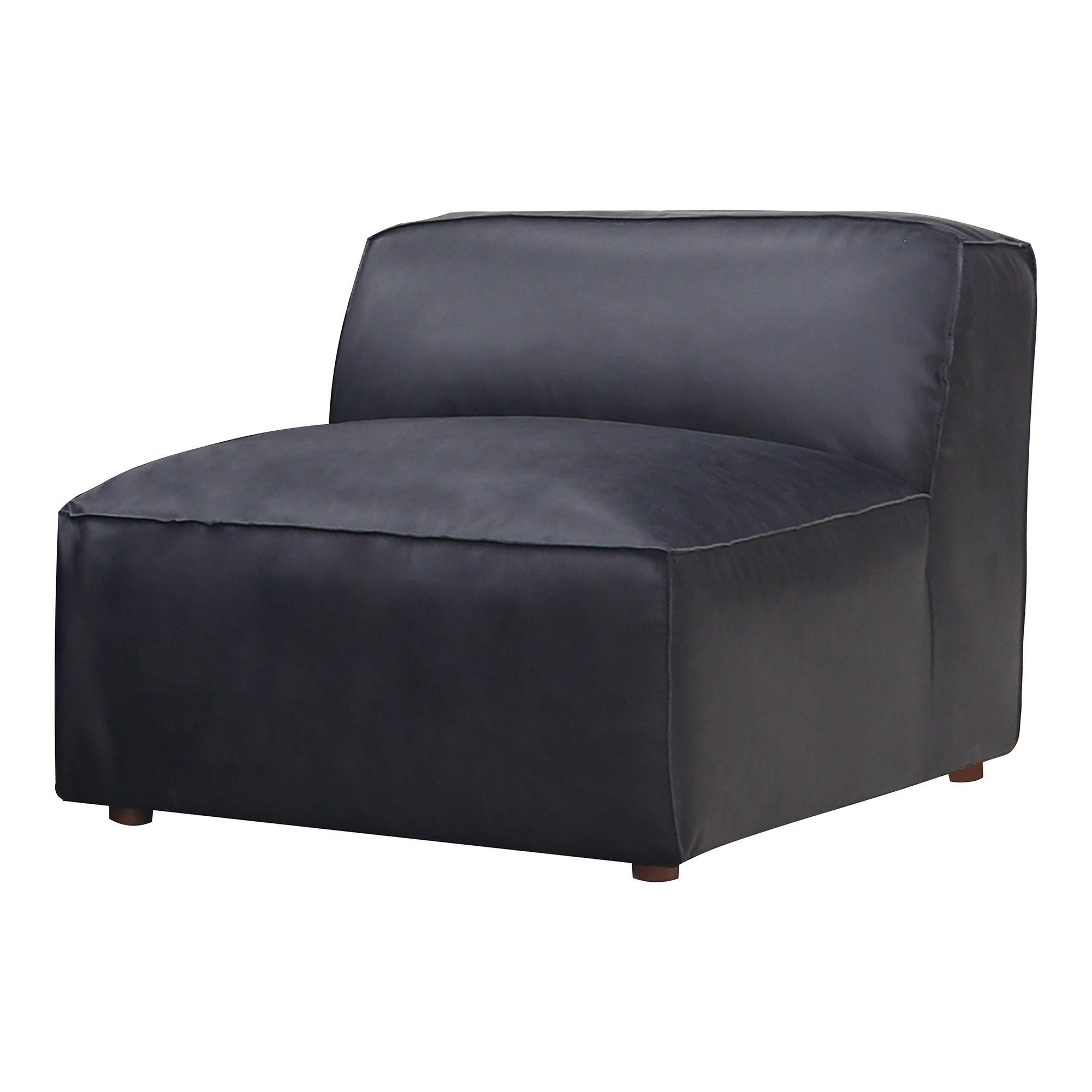 Form Slipper Chair Vantage Black Leather