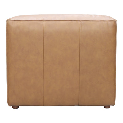 Form Slipper Chair Sonoran Tan Leather by Moe's Home