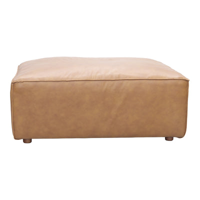 Form Ottoman Sonoran Tan Leather | Brown