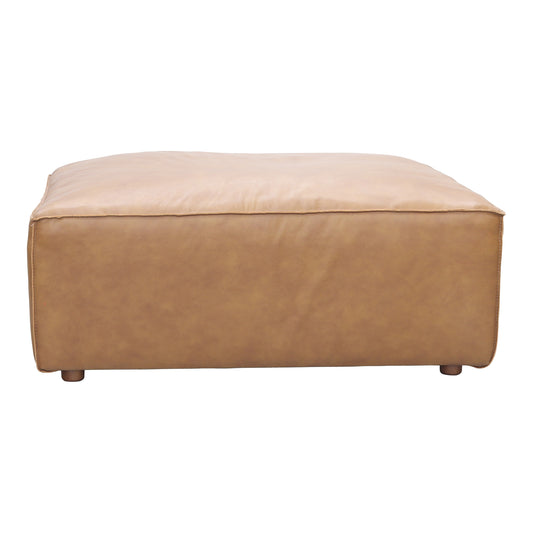 Form Ottoman Sonoran Tan Leather | Brown