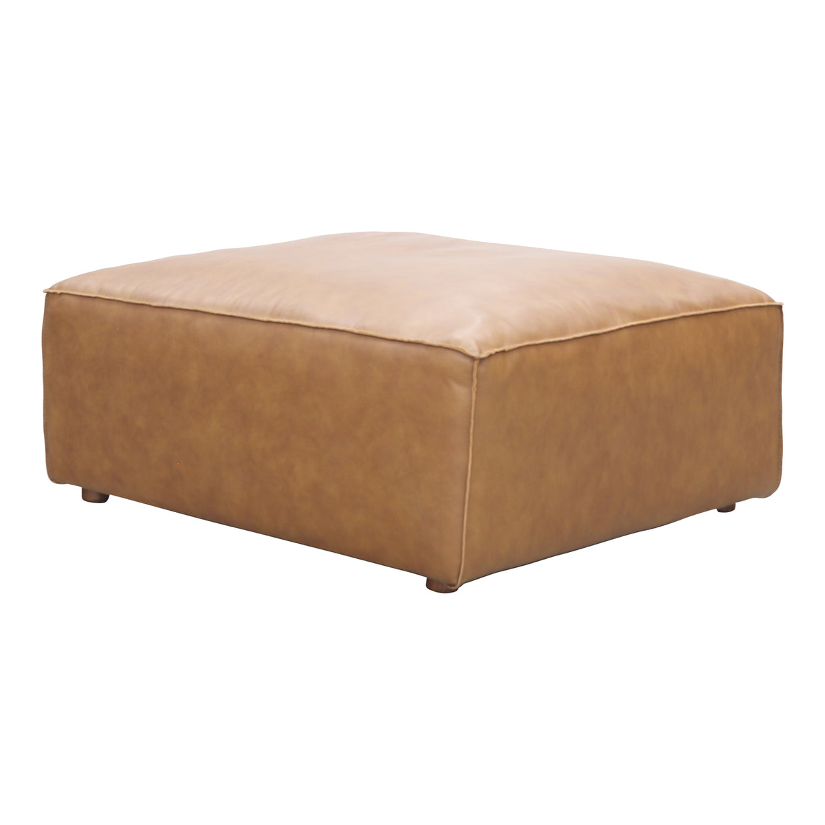 Form Ottoman Sonoran Tan Leather by Moe's Home