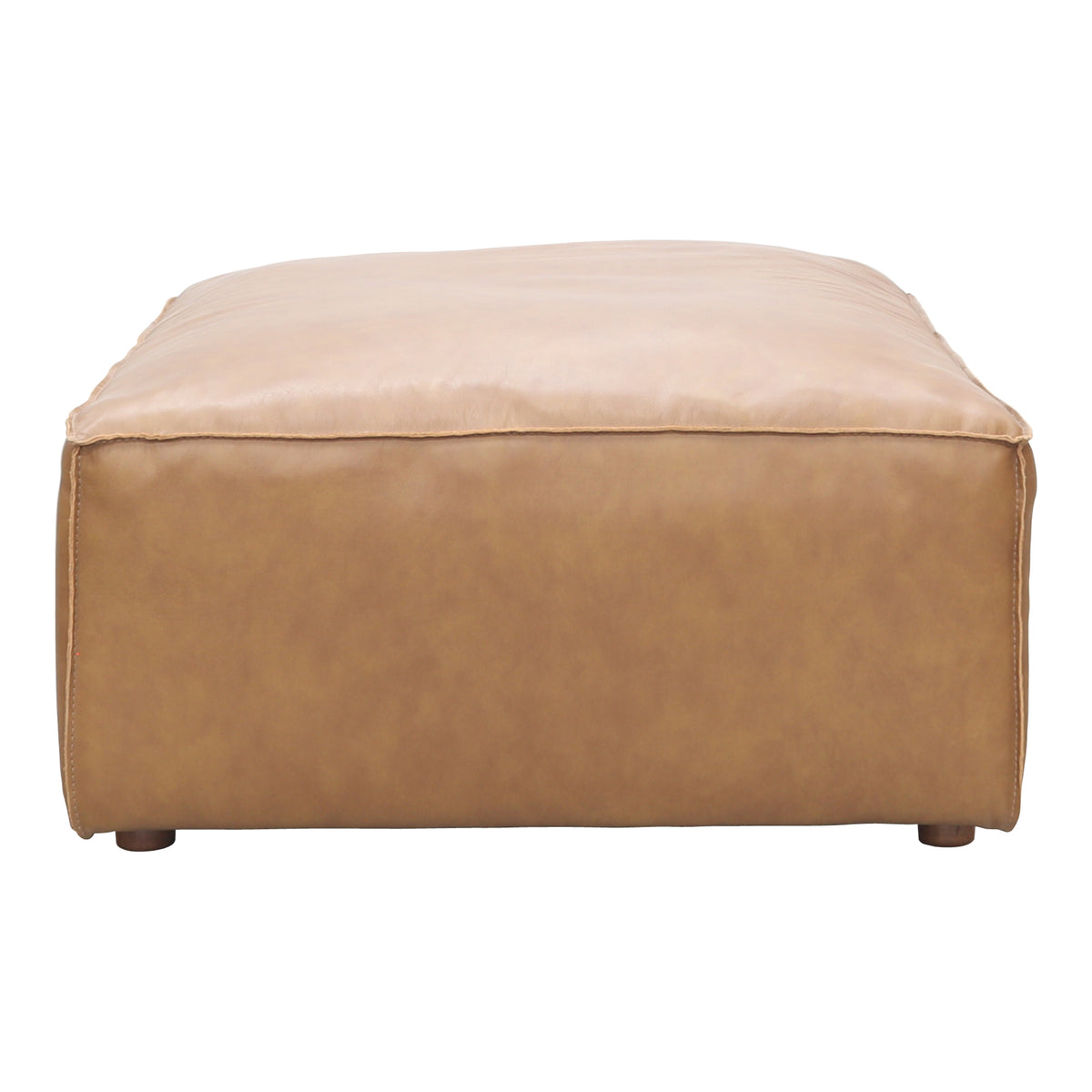 Form Ottoman Sonoran Tan Leather by Moe's Home