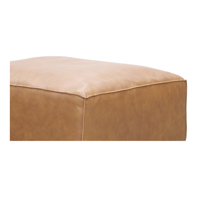 Form Ottoman Sonoran Tan Leather by Moe's Home