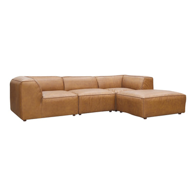 Form Lounge Modular Sectional Sonoran Tan Leather by Moe's Home