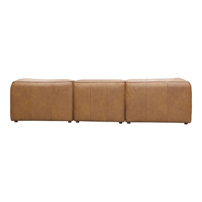 Form Lounge Modular Sectional Sonoran Tan Leather by Moe's Home