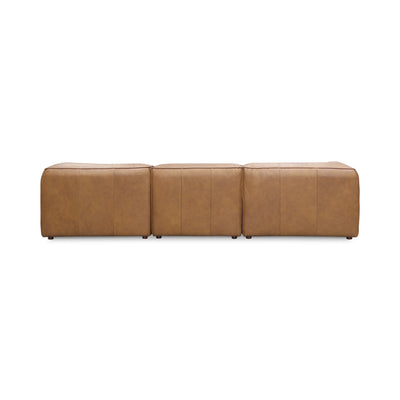 Form Classic L-Shaped Modular Sectional Sonoran Tan Leather by Moe's Home