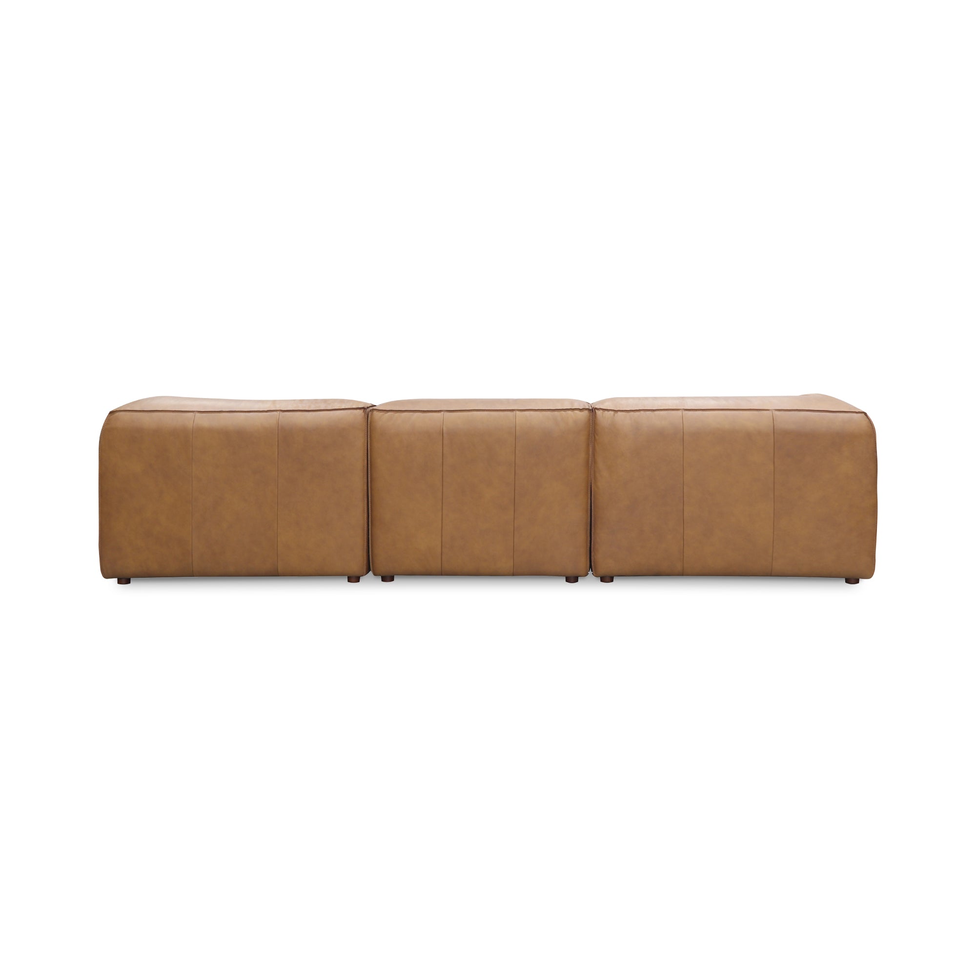 Form Classic L-Shaped Modular Sectional Sonoran Tan Leather