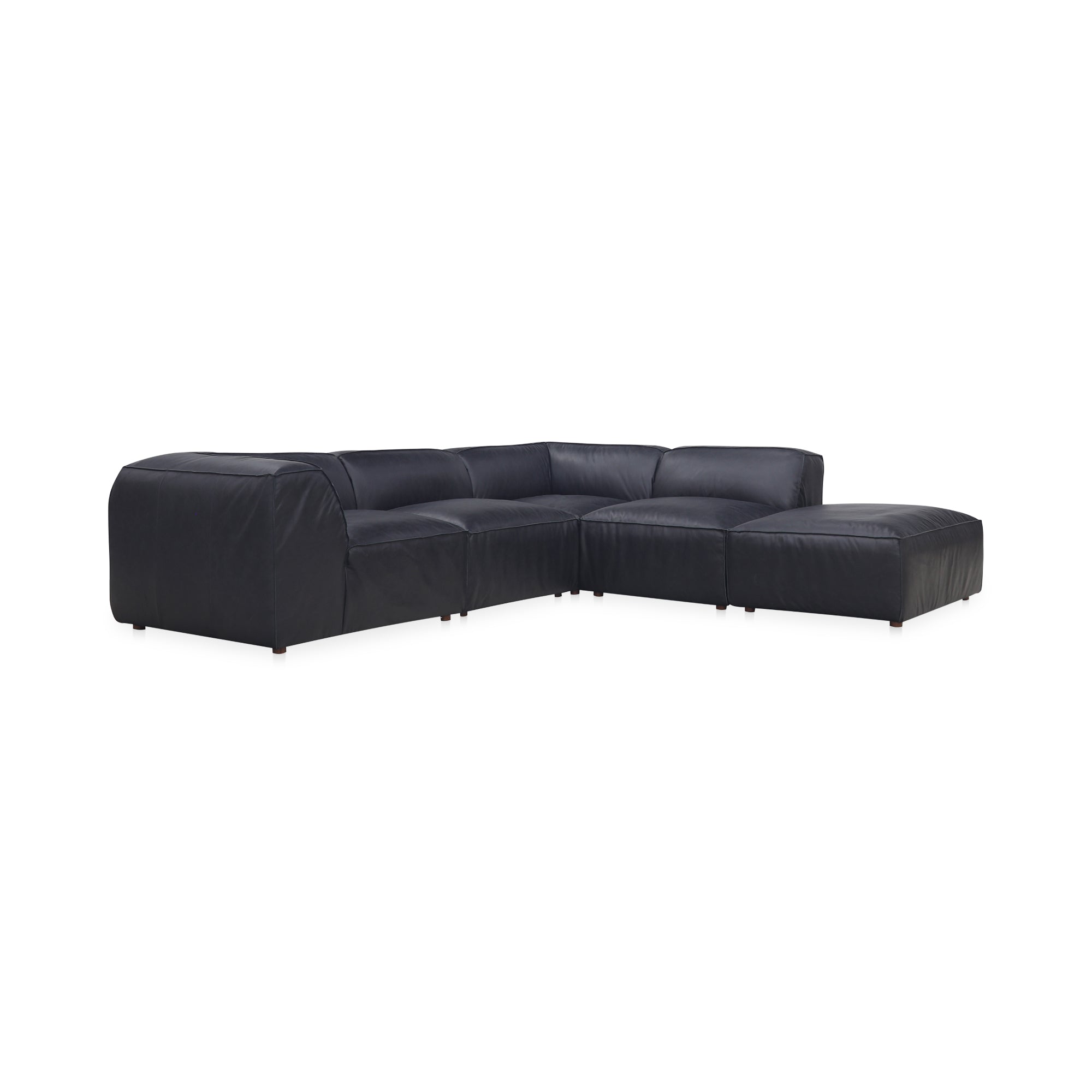 Form Dream Modular Sectional Vantage Black Leather