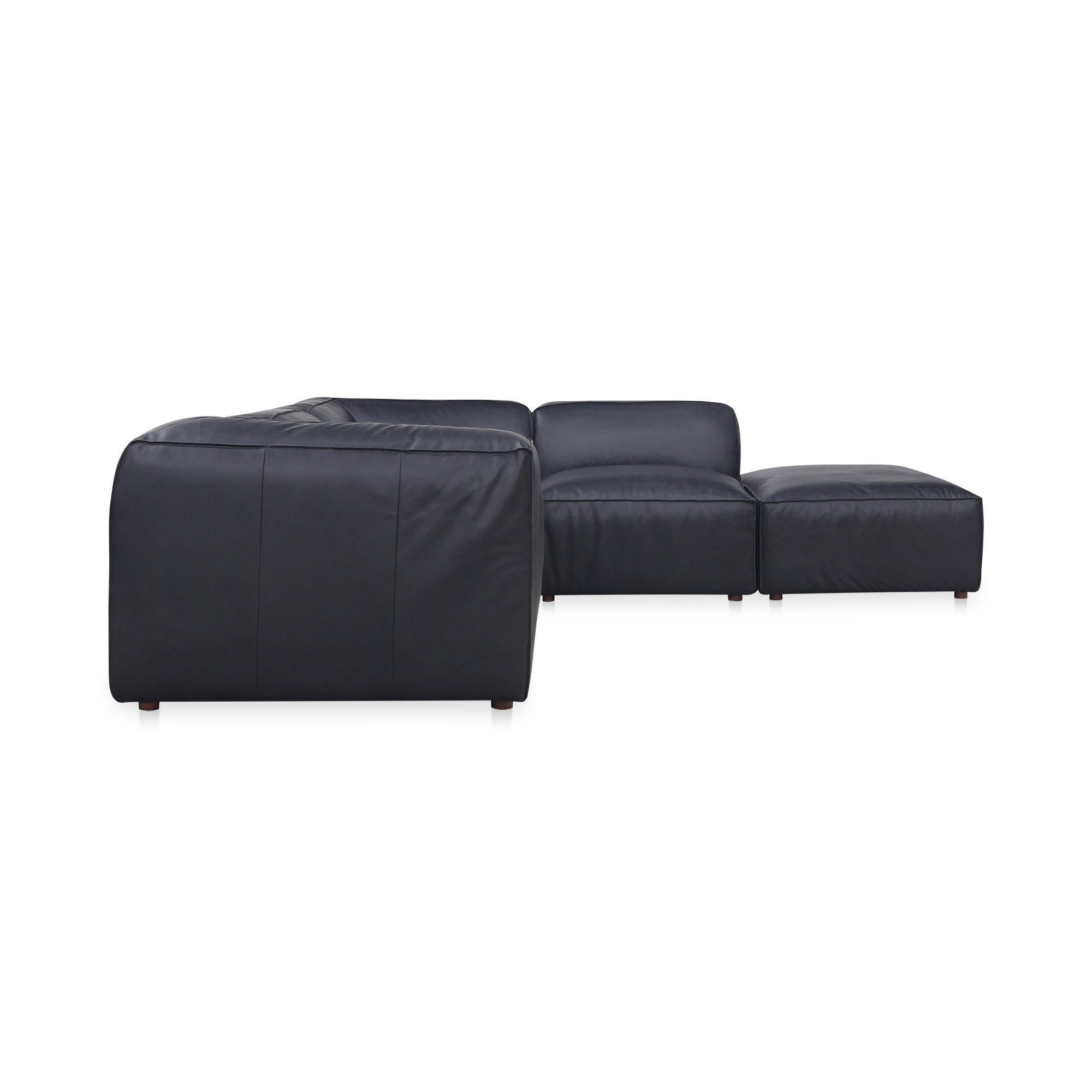 Form Dream Modular Sectional Vantage Black Leather