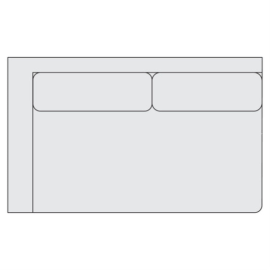 Signature Seating Fabric Left Arm Loveseat (Y52) by Bernhardt