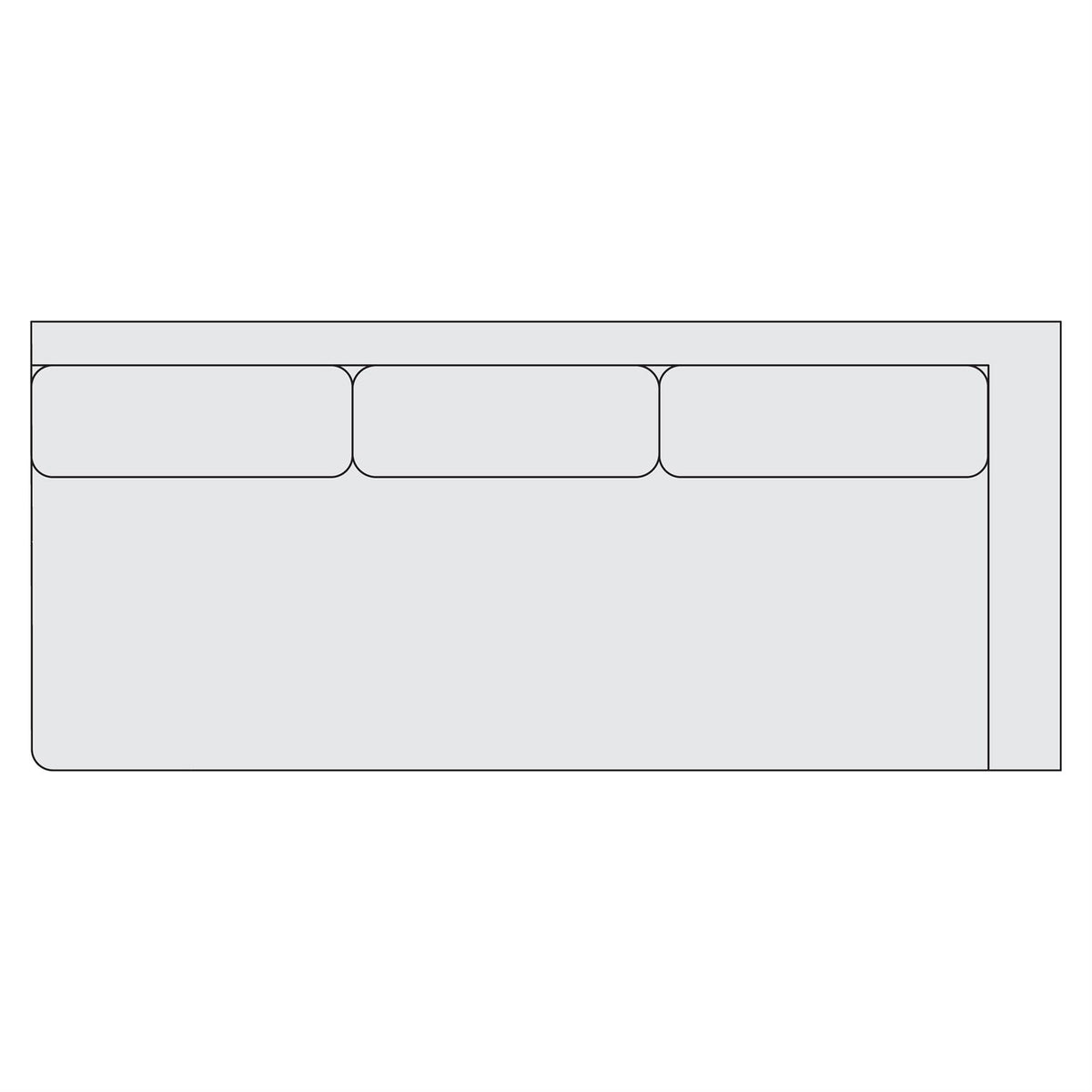 Signature Seating Fabric Right Arm Sofa (Y81) by Bernhardt