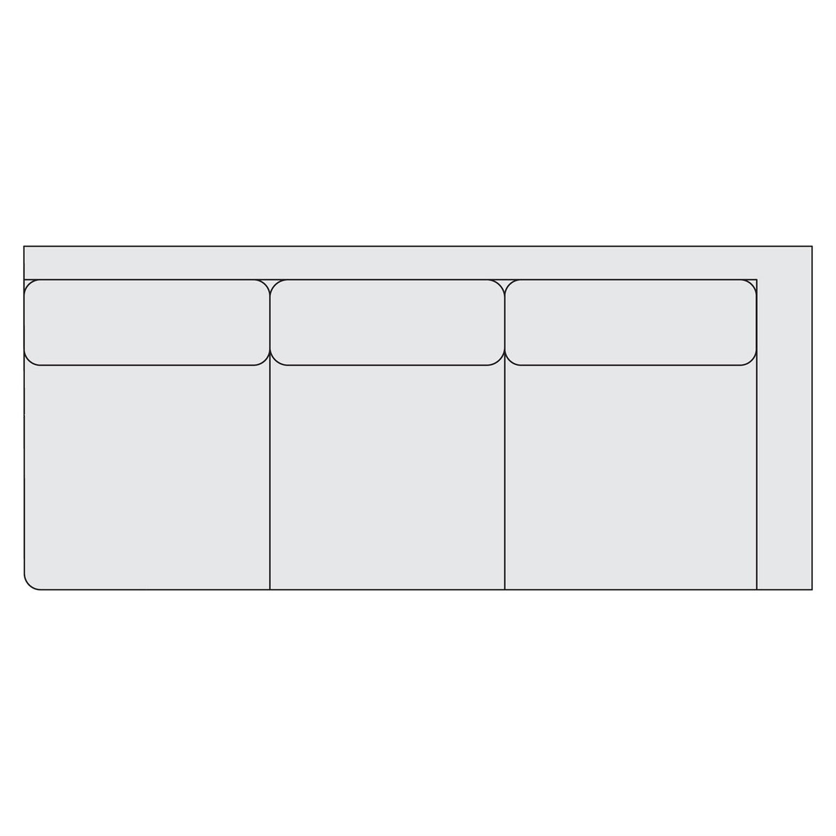 Signature Seating Fabric Right Arm Sofa (Y91) by Bernhardt