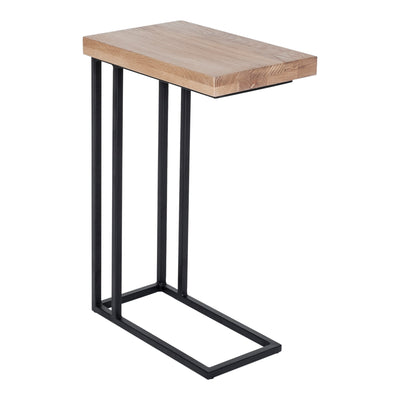 Mila C Shaped Side Table Natural
