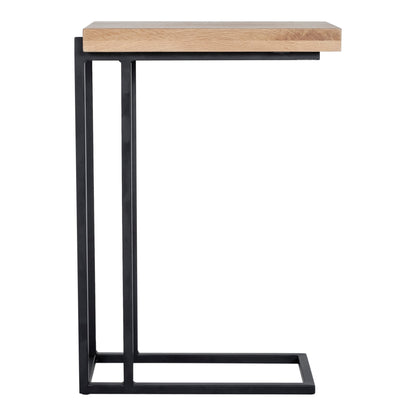 Mila C Shaped Side Table Natural | Natural