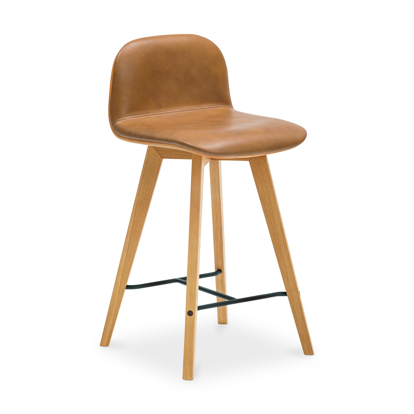 Napoli Leather Counter Stool by Moe's Home