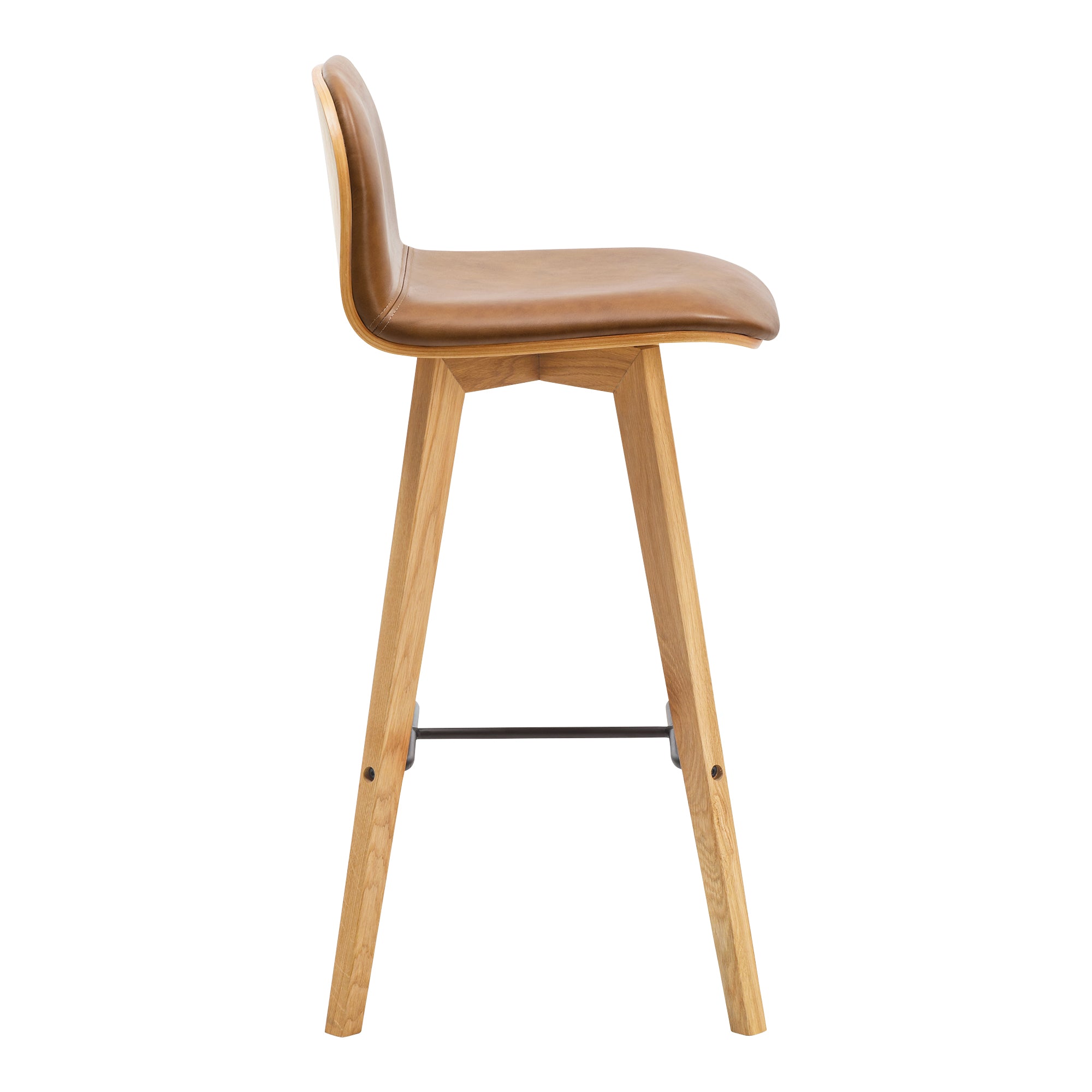 Napoli Leather Bar Stool