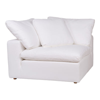 Clay Corner Chair Cream White by Moe's Home
