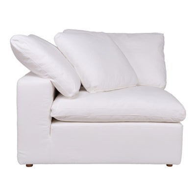 Clay Corner Chair Cream White by Moe's Home