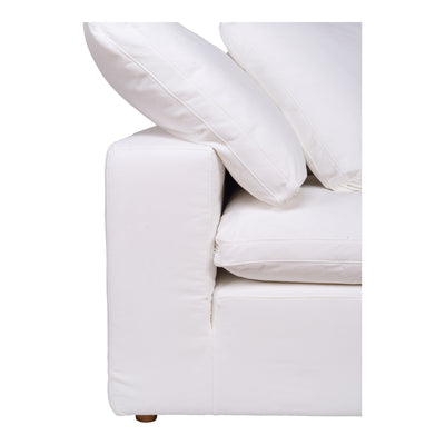 Clay Corner Chair Cream White by Moe's Home