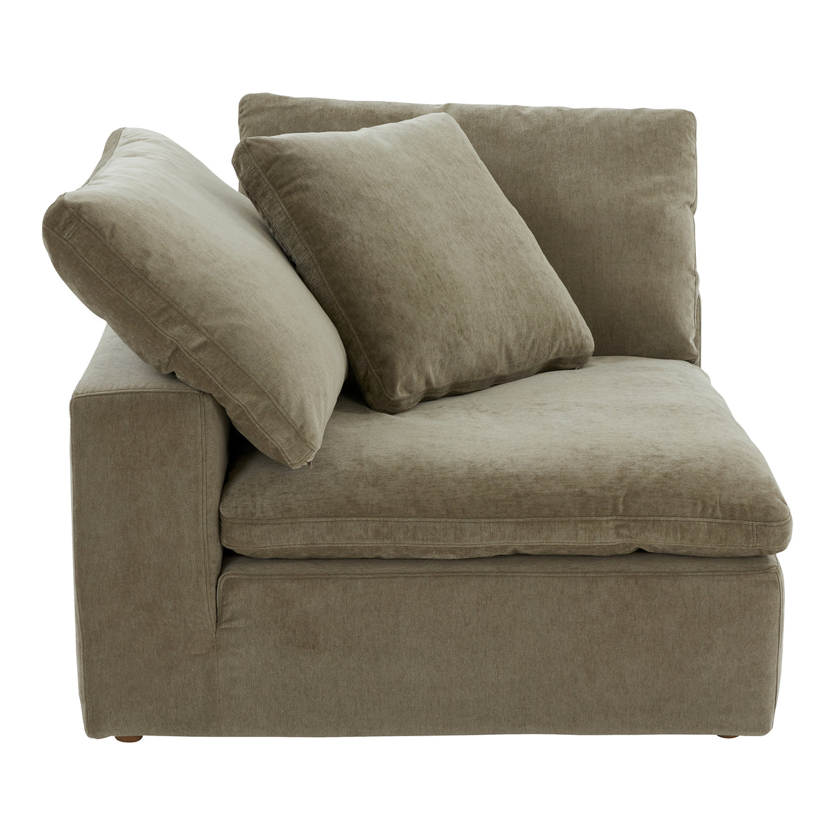 Clay Corner Chair Desert Sage by Moe's Home