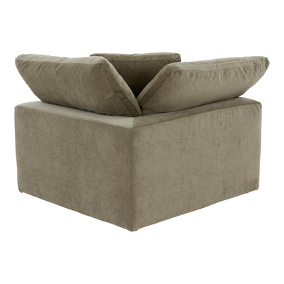 Clay Corner Chair Desert Sage by Moe's Home
