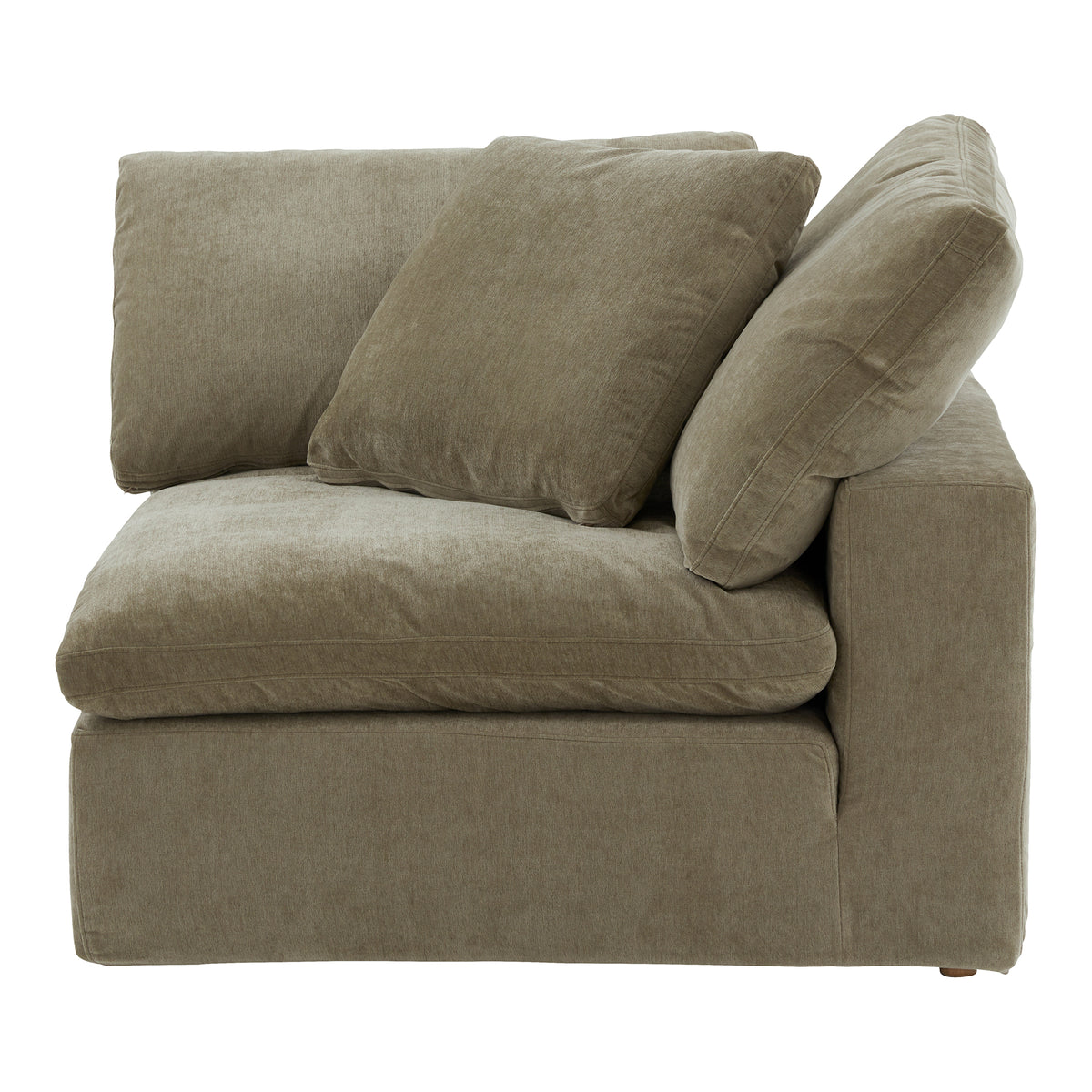 Clay Corner Chair Desert Sage by Moe's Home
