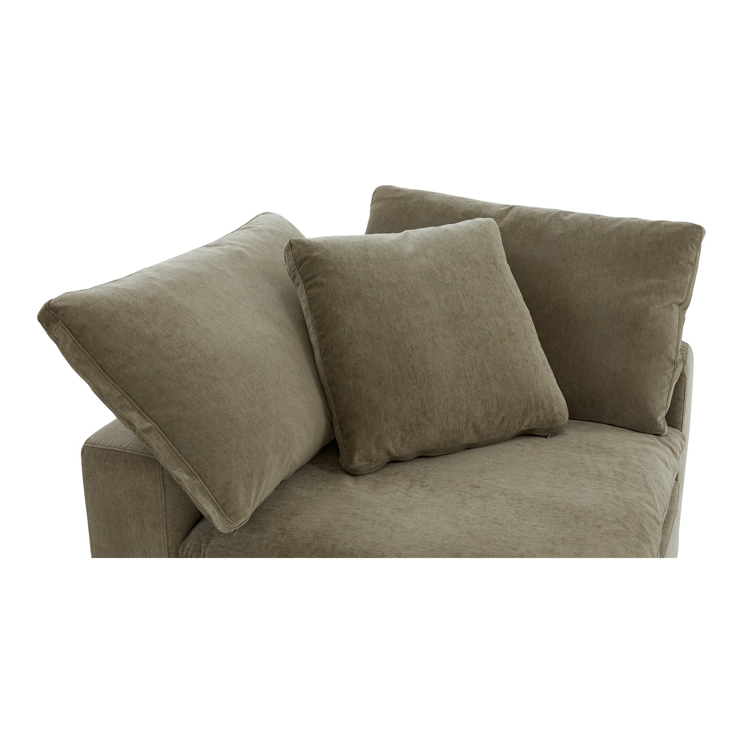Clay Corner Chair Desert Sage by Moe's Home