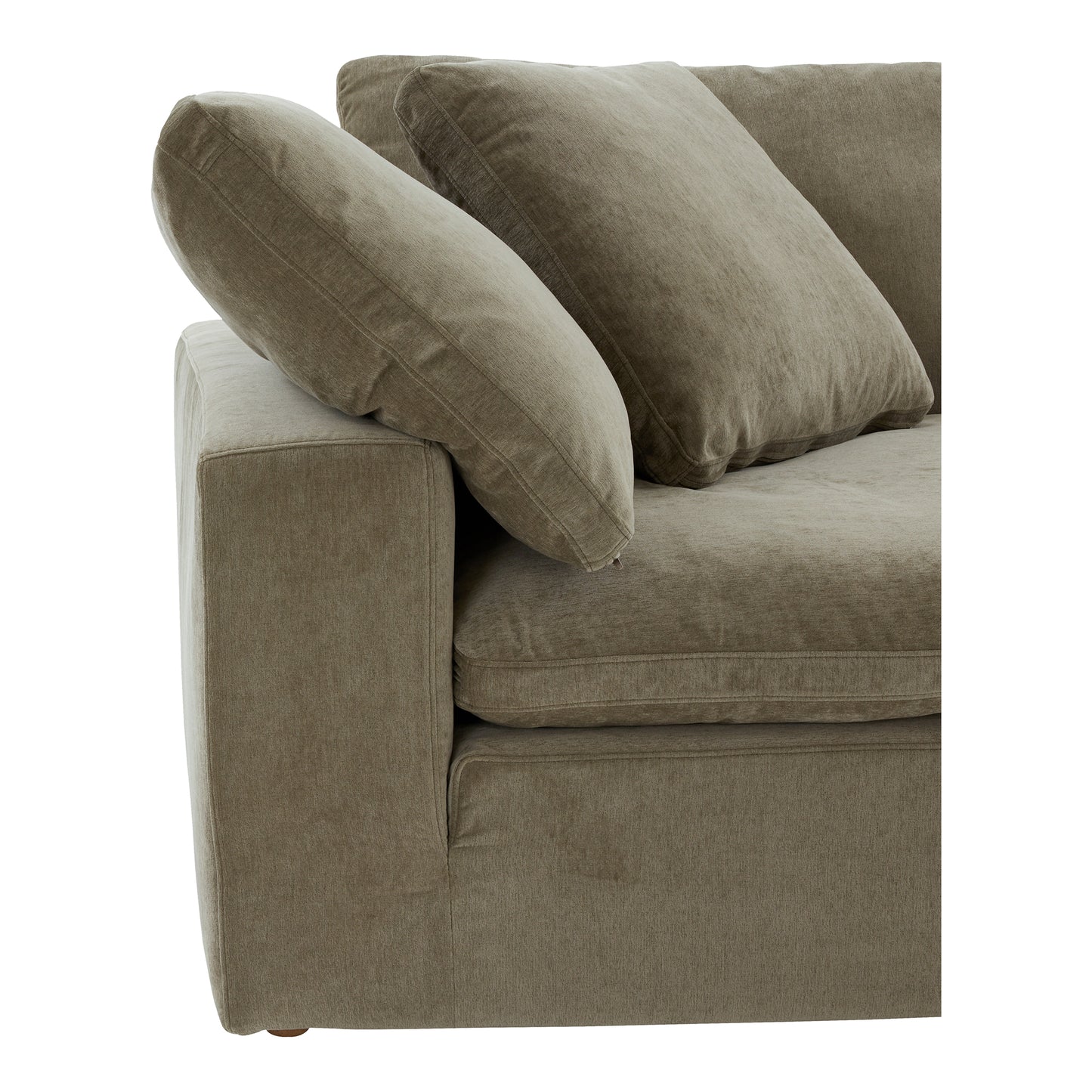 Clay Corner Chair Desert Sage by Moe's Home