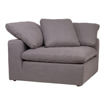 Clay Corner Chair Light Grey by Moe's Home
