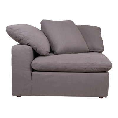 Clay Corner Chair Light Grey by Moe's Home