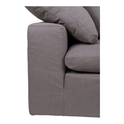 Clay Corner Chair Light Grey by Moe's Home