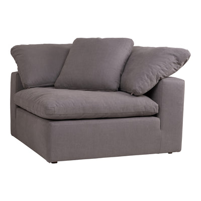Clay Corner Chair Light Grey by Moe's Home