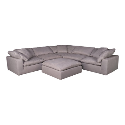 Clay Corner Chair Light Grey by Moe's Home