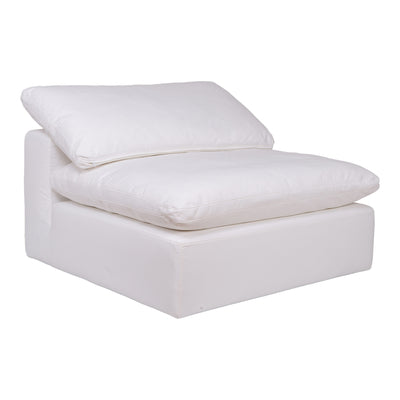 Clay Slipper Chair Cream White by Moe's Home