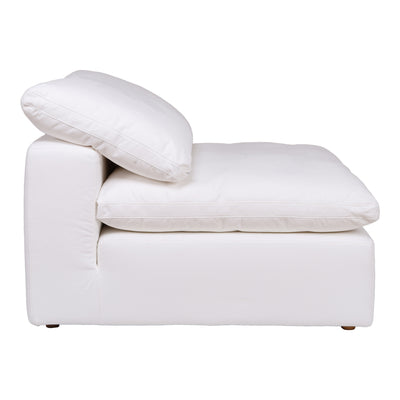 Clay Slipper Chair Cream White by Moe's Home